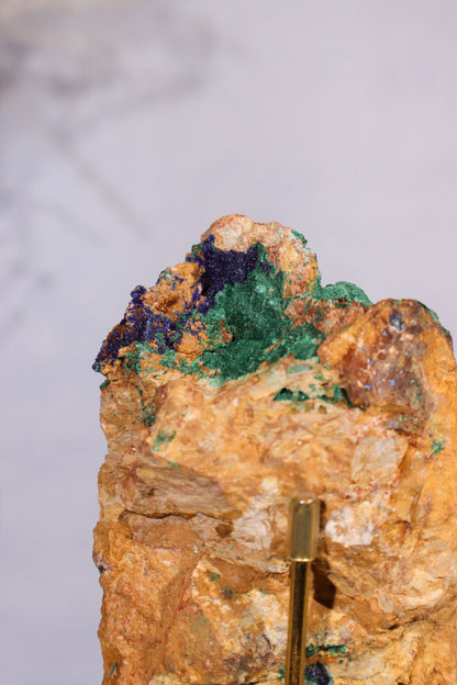 Velvet Malachite with Azurite Specimen 405gr Specimens Tali & Loz Crystals