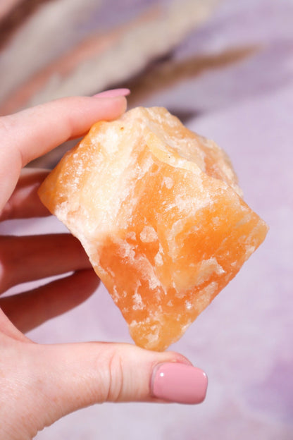 XL Yellow Calcite Rough 60-70mm Rough Crystals Tali & Loz Crystals