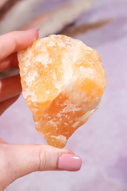 XL Yellow Calcite Rough 60-70mm Rough Crystals Tali & Loz Crystals