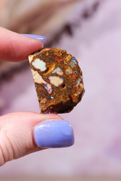 Yowah Boulder Opal Rough 6.41gr Rocks & Fossils Tali & Loz Crystals