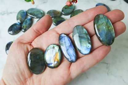 Labradorite Cabochons - Tali & Loz Crystals