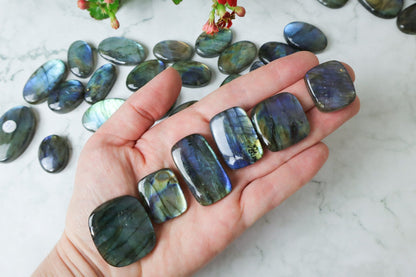 Labradorite Cabochons - Tali & Loz Crystals