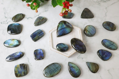 Labradorite Cabochons - Tali & Loz Crystals