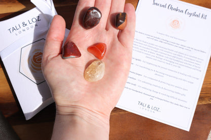 Sacral Chakra Crystal Kit Crystal Sets Tali & Loz