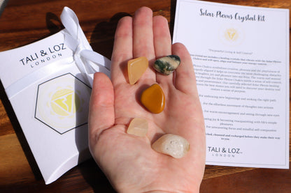 Solar Plexus Chakra Crystal Kit Crystal Sets Tali & Loz