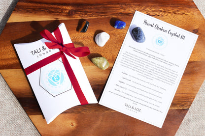 Throat Chakra Crystal Kit Crystal Sets Tali & Loz